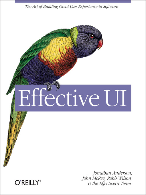 Title details for Effective UI by Jonathan Anderson - Wait list